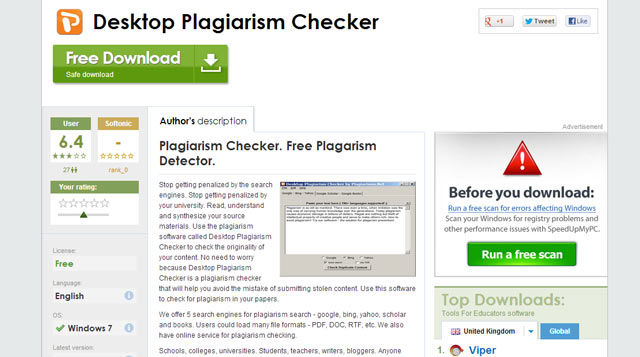 Available Plagiarism Checker Online